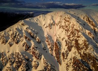 Is this gnarly line a first ski descent in Australia’s backcountry?