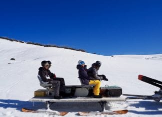 Straya! The home grown version of cat and heli skiing at Falls Creek