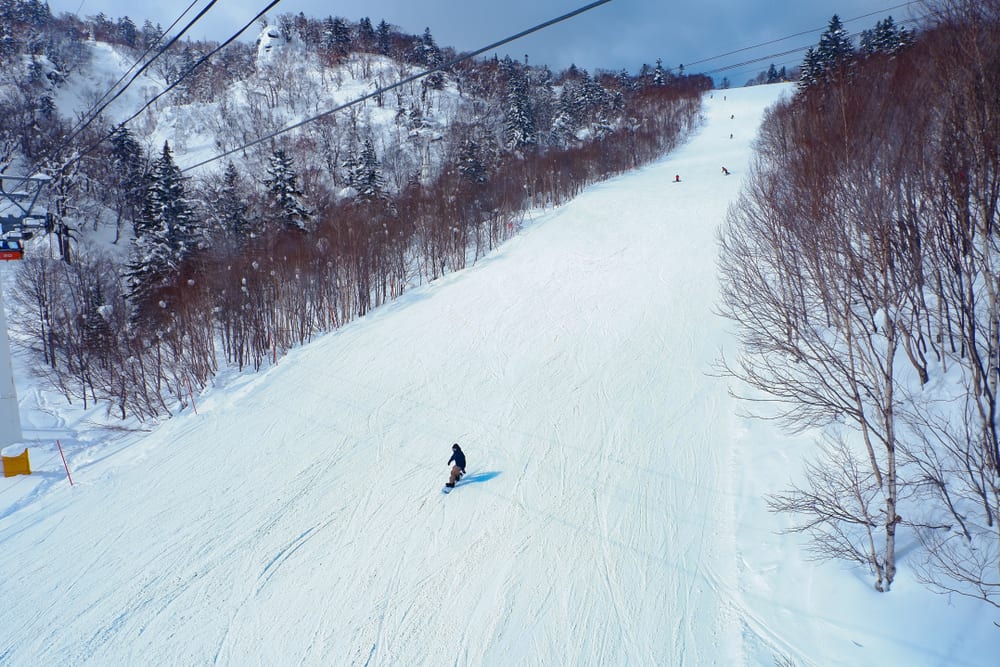 Sapporo Kokusai skiing resort Japan
