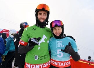 Australia win men’s silver, women’s bronze in FIS World Cup SBX Montafon Cameron Bolton Belle Brockhoff