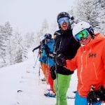 Jim on a family cat skiing trip with the family. At Grand Targhee resort near Jackson Hole