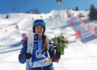 Aussie Jakara Anthony wins silver at FIS World Cup dual moguls