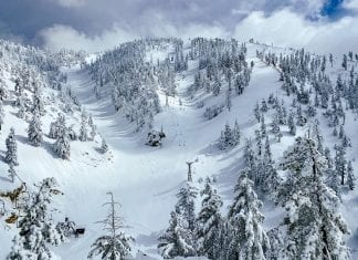 California ski resort, Mt Baldy, reopens during coronavirus crisis