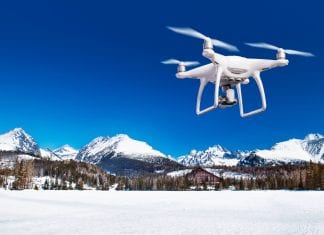 Amazon patents drone to pull skiers and boarders up hill
