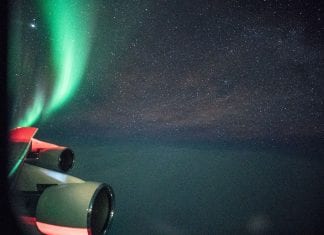 New scenic flights from Australia to Aurora Australis “southern lights” Aurora Australis