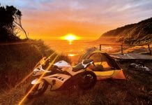 Five days, a motorbike, a tent and FWT athlete Michaela Davis-Meehan