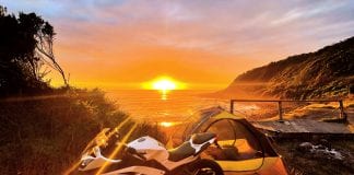 Five days, a motorbike, a tent and FWT athlete Michaela Davis-Meehan