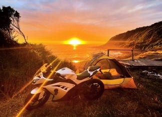 Five days, a motorbike, a tent and FWT athlete Michaela Davis-Meehan