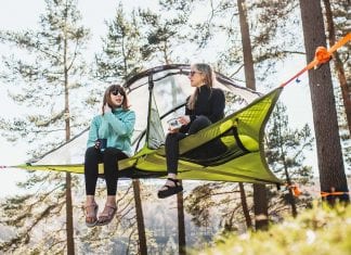 Mt Hotham’s new eco-glamping treetop tent experience this summer