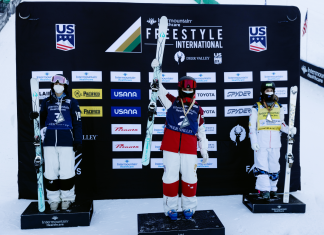 Mogul skier Jakara Anthony wins SILVER at final Olympic Qualifier