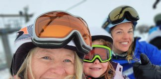 How to ski with your child for the first time (without losing your mind)