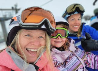 How to ski with your child for the first time (without losing your mind)