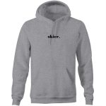 skier hoodie grey