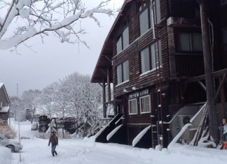 The Niseko lodge with direct access to untracked powder with a legend