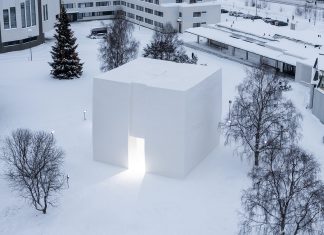 Electric vehicle Polestar launch Arctic pop-up entirely made from snow