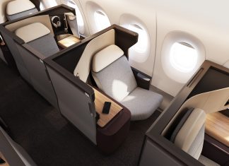 Qantas reveals First and Business cabins for new A350 long haul