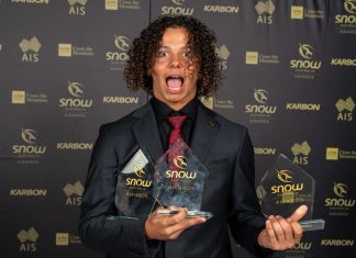 Valentino Guseli sweeps the 2023 Snow Australia Awards