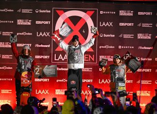 Historic Aussie gold and silver for James and Guseli at Laax Open