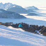 Grand Massif ski area above the Arve Valley.