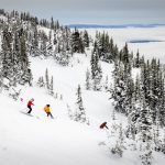 Skiing at Hudson Bay Mountain in Smithers,