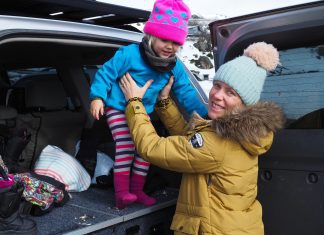 Forget riding first to last lifts – this is what skiing with kids is really like…
