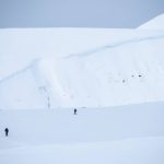 Backcountry skiers at Hudson Bay Mountain Resort