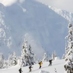 Back country skiing at Shames Mountain in Terrace.