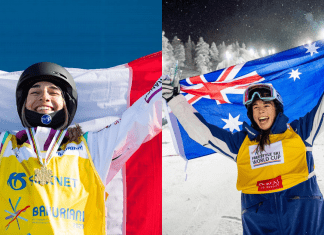An epic mogul skiing battle: Jakara Anthony vs Perrine Laffont this FIS WC season