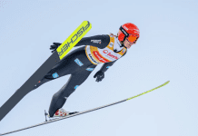 Female ski jumper wins shampoo pack while male takes home $5000