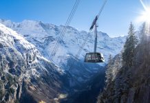 What it’s really like to ride world’s steepest ski cable car in Switzerland