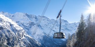 What it’s really like to ride world’s steepest ski cable car in Switzerland
