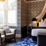 hulbert house guest room navy