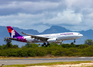 Hawaiian Airlines flight review: to Salt Lake City Utah for Park City skiing