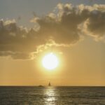 boat sunset