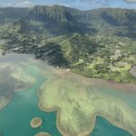 Helicopter views of Oahu