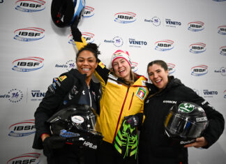 Bree Walker takes bobsleigh bronze in World Cup season opener