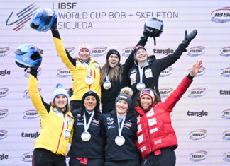 Bree Walker wins Bobsleigh World Cup in Latvia